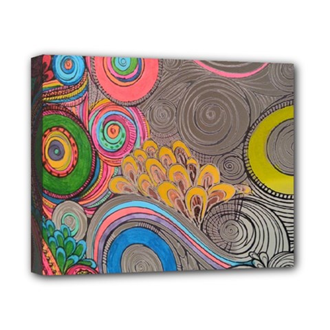 Rainbow Passion Canvas 10  X 8  by SugaPlumsEmporium