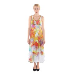 Hawaiian Flair Full Print Maxi Dress by SugaPlumsEmporium