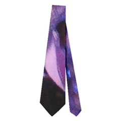 Purple Glitter Roses Valentine Love Neckties (two Side)  by yoursparklingshop