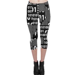 Beautiful Binary Capri Leggings  by StuffOrSomething