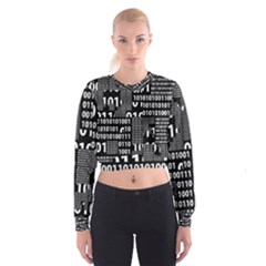 Beautiful Binary Women s Cropped Sweatshirt by StuffOrSomething