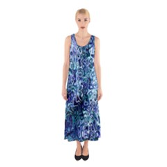 Splashes! Sleeveless Maxi Dress by SugaPlumsEmporium