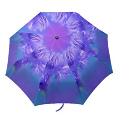 Purple Cornflower Floral  Folding Umbrellas by yoursparklingshop