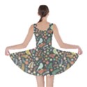 Vintage Flowers And Birds Pattern Skater Dress View2