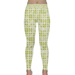 Pastel Green Yoga Leggings by FunkyPatterns