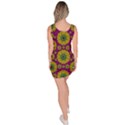 Sunroses Mixed With Stars In A Moonlight Serenade Sleeveless Bodycon Dress View4