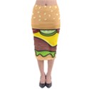 Cheeseburger Midi Pencil Skirt View1