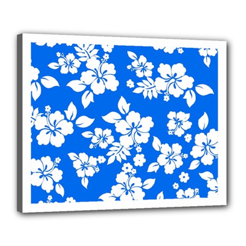 Blue Hawaiian Canvas 20  X 16  by AlohaStore