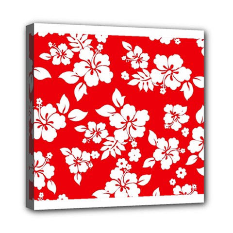 Red Hawaiian Mini Canvas 8  X 8  by AlohaStore