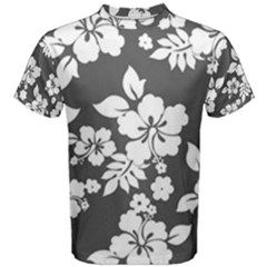 Gray Hawaiian Men s Cotton Tee by AlohaStore