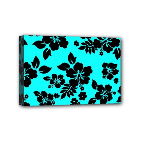 Blue Dark Hawaiian Mini Canvas 6  X 4  by AlohaStore