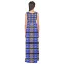 Pattern Tile Blue White Green Empire Waist Maxi Dress View2