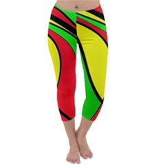 Colors Of Jamaica Capri Winter Leggings  by Valentinaart