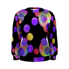 Colorful Decorative Circles Women s Sweatshirt by Valentinaart