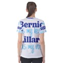 Bernie Has My Heart, Hillary Has My Vote Women s Cotton Tee View2