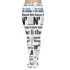 Hillary 2016 Historic Headlines Women s Tights by blueamerica