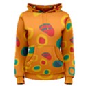 Orange abstraction Women s Pullover Hoodie View1