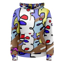 Abstract Comic Women s Pullover Hoodie by Valentinaart