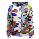 Abstract comic Women s Pullover Hoodie View1