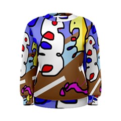 Abstract Comic Women s Sweatshirt by Valentinaart