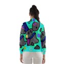 Blue comic abstract Wind Breaker (Women) View2