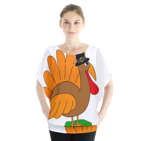 Thanksgiving Turkey - Transparent Blouse by Valentinaart