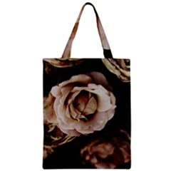 Roses Flowers Zipper Classic Tote Bag by vanessagf