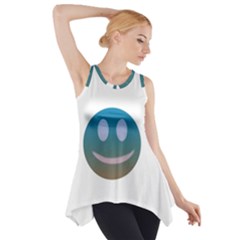 Smiley Side Drop Tank Tunic by picsaspassion