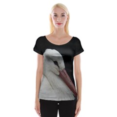 Wild Stork Bird Women s Cap Sleeve Top by picsaspassion