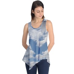 Breezy Clouds In The Sky Sleeveless Tunic by picsaspassion