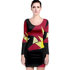 Eagle Long Sleeve Bodycon Dress