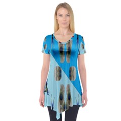 Imagesf4rf4olik Short Sleeve Tunic  by MRTACPANS