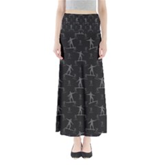 Surfing Motif Pattern Maxi Skirts by dflcprintsclothing