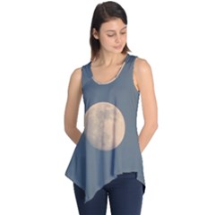 The Moon And Blue Sky Sleeveless Tunic by picsaspassion