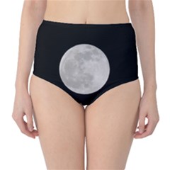 Full Moon At Night High-waist Bikini Bottoms by picsaspassion