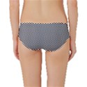 Sports Racing Chess Squares Black White Classic Bikini Bottoms View2