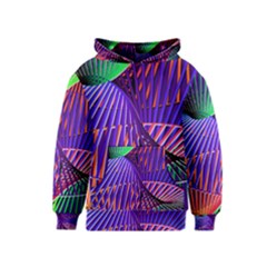 Colorful Rainbow Helix Kids  Pullover Hoodie by designworld65