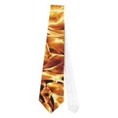 Elegant Gold Copper Shiny Elegant Christmas Star Neckties (one Side)  by yoursparklingshop