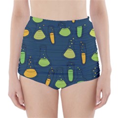 Science Geek High-waisted Bikini Bottoms by BubbSnugg