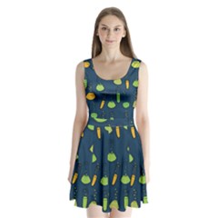 Science Geek Split Back Mini Dress  by BubbSnugg