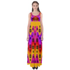 The Big City Empire Waist Maxi Dress by pepitasart