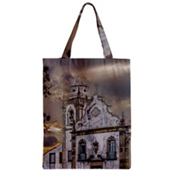 Exterior Facade Antique Colonial Church Olinda Brazil Zipper Classic Tote Bag by dflcprints