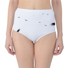 Fly High-waist Bikini Bottoms by Brittlevirginclothing