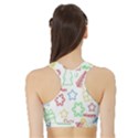 Simple Christmas pattern Sports Bra with Border View2