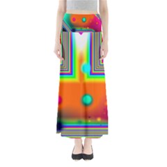 Crossroads Of Awakening, Abstract Rainbow Doorway  Maxi Skirts by DianeClancy