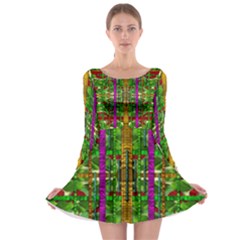 A Gift Given By Love Long Sleeve Skater Dress by pepitasart