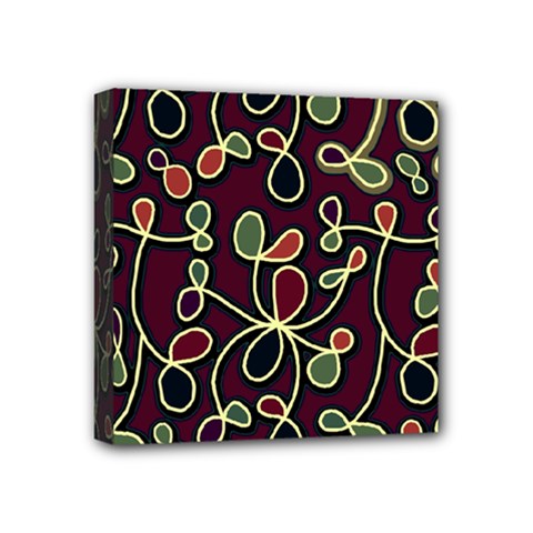 Elegant Decorative Pattern Mini Canvas 4  X 4  by Valentinaart