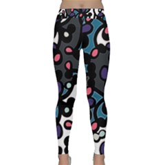 Elegant Pattern Classic Yoga Leggings by Valentinaart