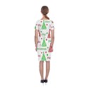 New Year pattern Classic Short Sleeve Midi Dress View2