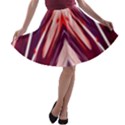 purple A-line Skater Skirt View1